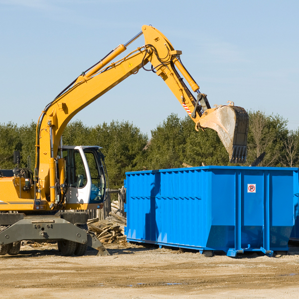 what size residential dumpster rentals are available in Hillsboro NM